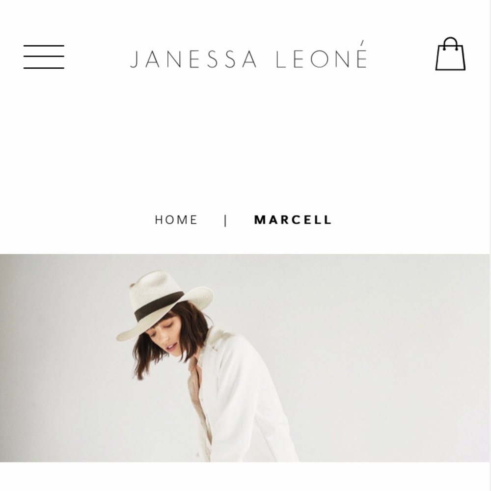 Janessa Leone Marcell hat size Large